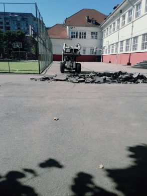 Decopertare si Refacere Asfalt la Scoala Gheorghe Duca in București3