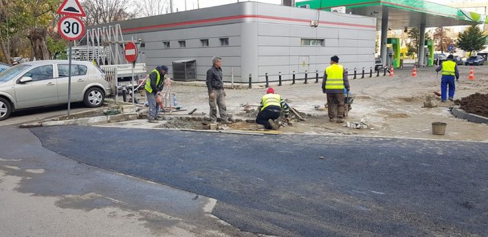 Asfaltare Drum Acces la Benzinaria MOL din Sos. Olteniței 2