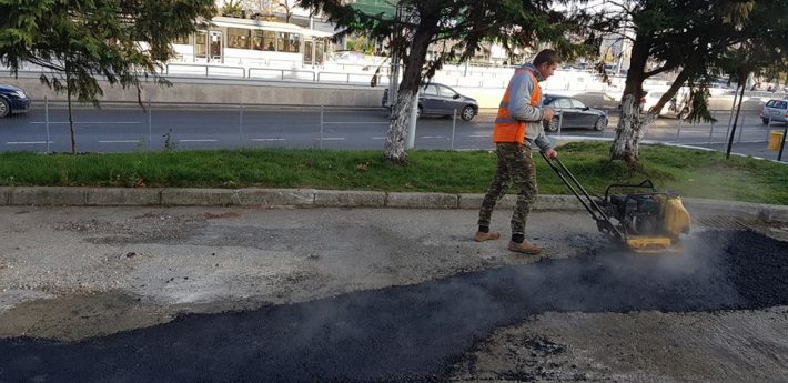 Asfaltare Drum Acces la Benzinaria MOL din Sos. Olteniței 5