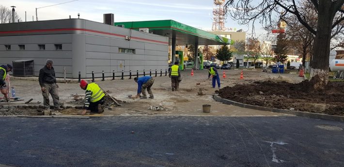 Asfaltare Drum Acces la Benzinaria MOL din Sos. Olteniței