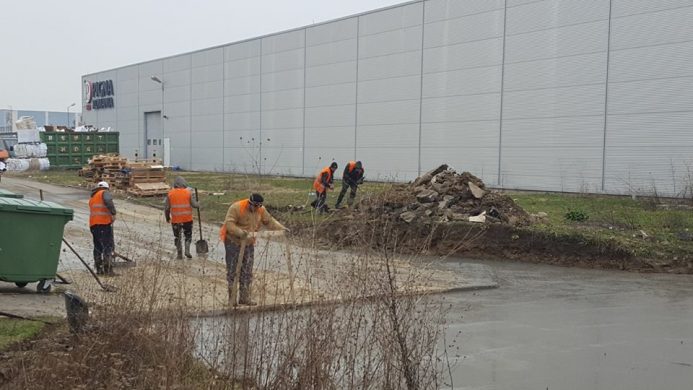 Turnare Beton apoi Asfalt la Pignia in Buftea